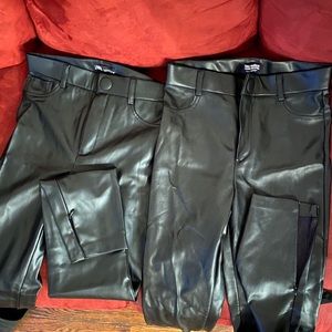 Faux Leather Pants